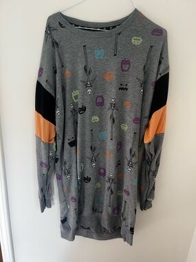 Disney Nightmare Before Christmas Jack Skellington Pumpkin Sweater